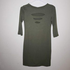 NEW Wanna This Women's Size S Cutout Long Top